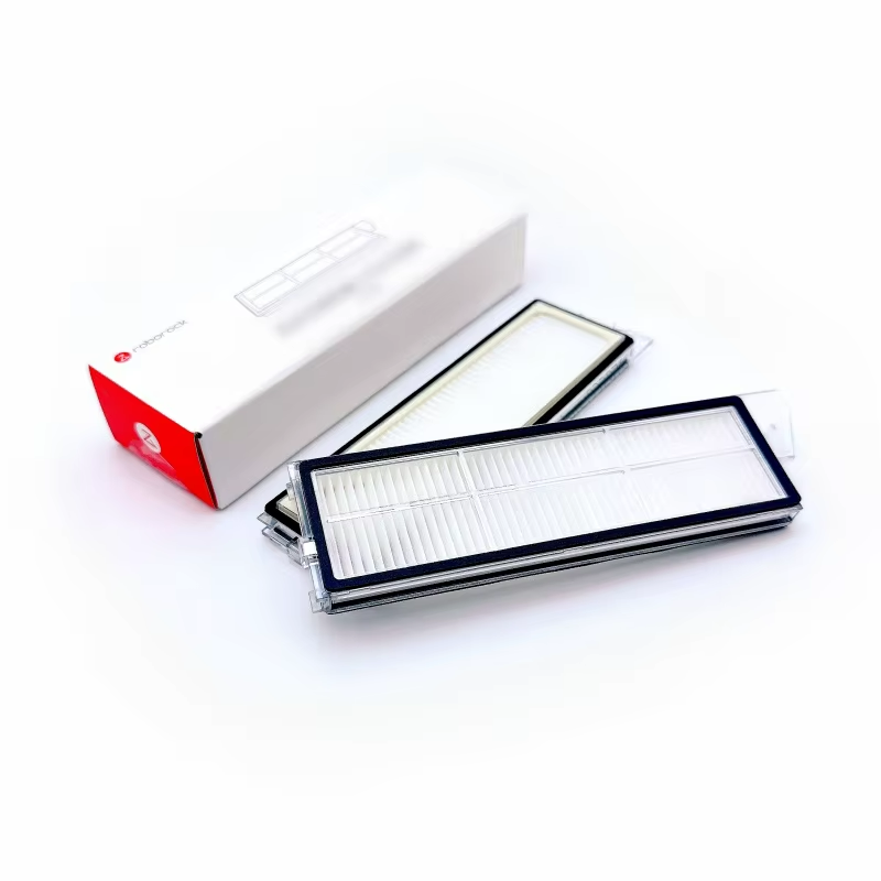 Two rectangular replacement dustbin filters with packaging for Roborock S8 Max Ultra and S8 MaxV Ultra