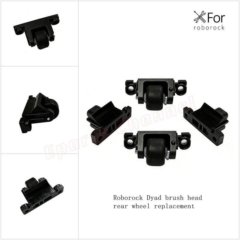 Original Roborock Dyad Brush Head Rear Wheel Replacement for Roborock Dyad U10 Smart Vacuum Cleaner Wheel Spear Brush Parts