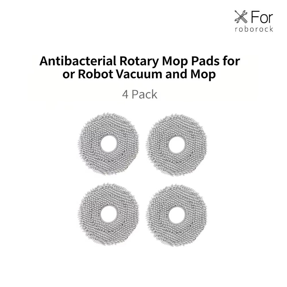 Original Roborock Qrevo S Pro mop pads, 4 pieces per box
