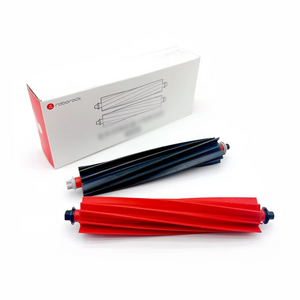Red and black rubber main roller brushes with packaging for Roborock S8 Max Ultra and S8 MaxV Ultra