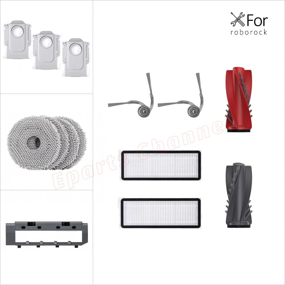Original Filter / DuoDivide / Main Brush / Side Brush / Mop / Dust Bag for Roborock QRevo Edge S5A – Robot Vacuum Spare Parts