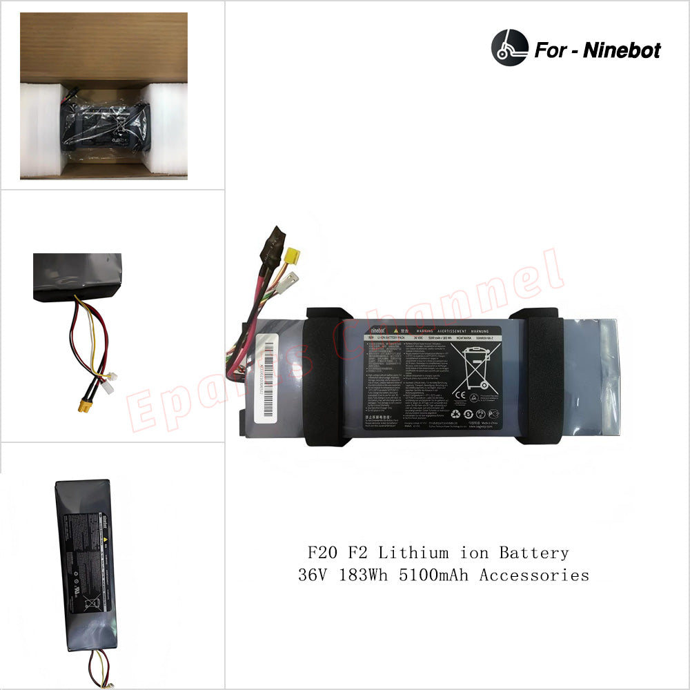 F20 F25 Battery Replacement for Ninebot F20 F25 Electric Scooter Parts Li-ion Battery 36V 183Wh 5100mAh Accessories