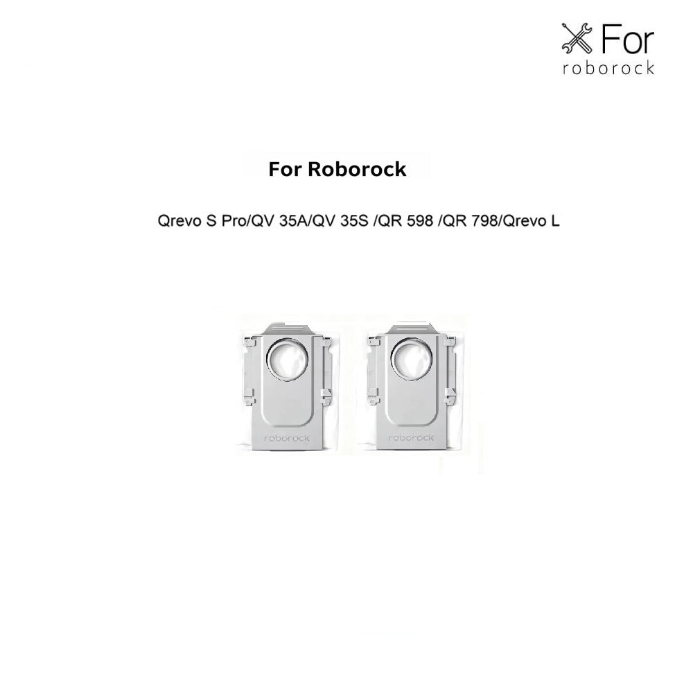 Original Roborock Qrevo S Pro dust bags, 2 pieces per box