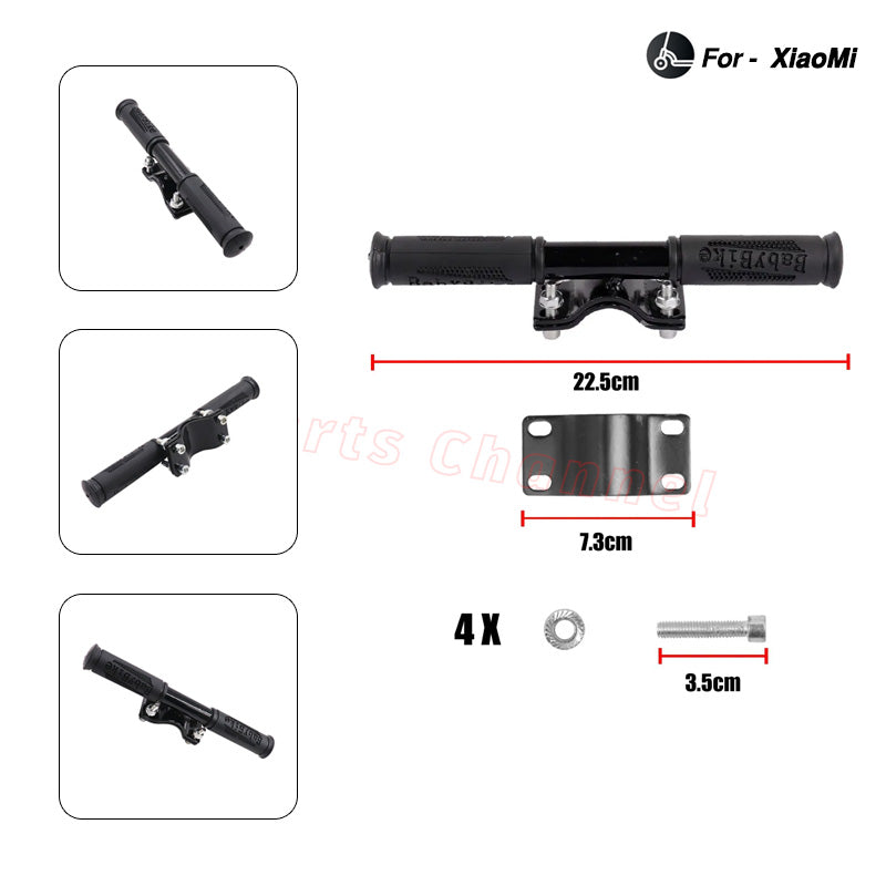 Scooter Children's Handlebar Adjustable Grip Bar Safe Holder Kids Handrail Compatible for Xiaomi M365 / Pro 1S Electric Scooter