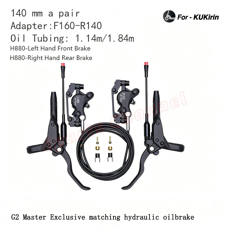 XOD H800/H880 Electric Scooter Hydraulic Disc Brake for KuKirin G2 MAX G2 Master Multiple Models Electric Scooter Brake