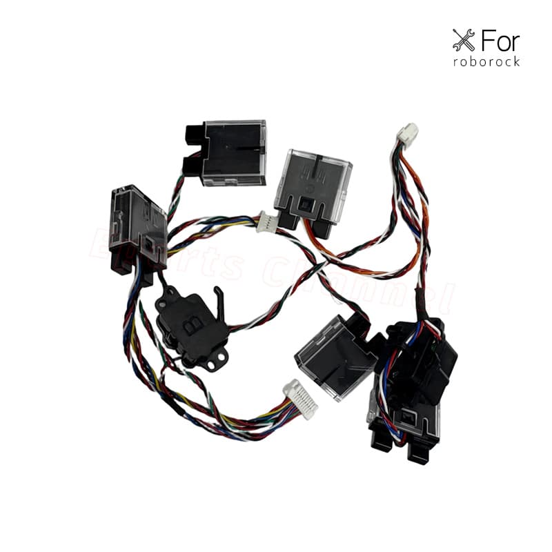 Right and Left Cliff Sensors with Bumper for Roborock Qrevo MaxV | Vacuum Cleaner Spare Part