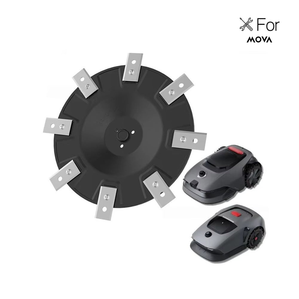 Blade Discs + 8 Blades for MOVA 600+ / 1000 Lidax & Viax Robot Lawn Mowers