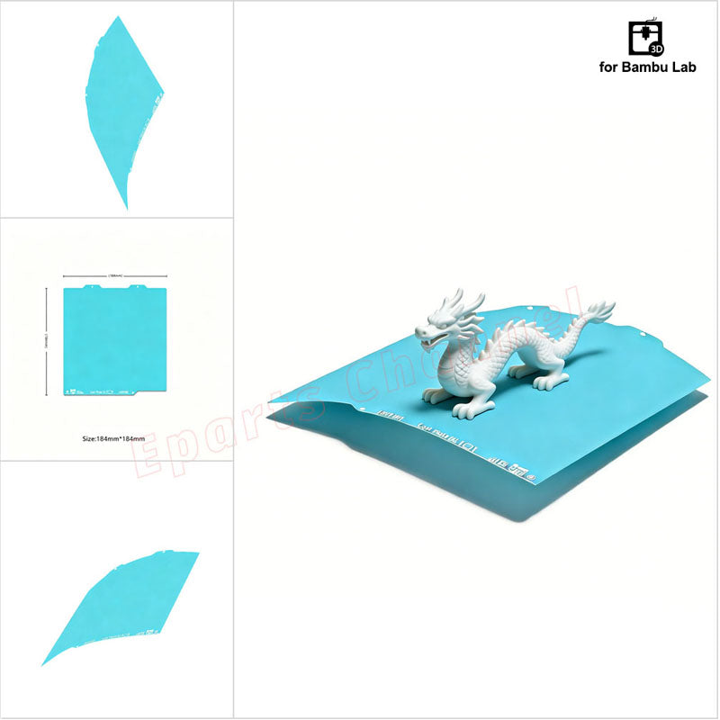 The Double-Sided Srinting Bed Plate SavesTime Effort Is Suitable For Bambu Lab A1 mini Cold Plate 3D Printer PEI Material