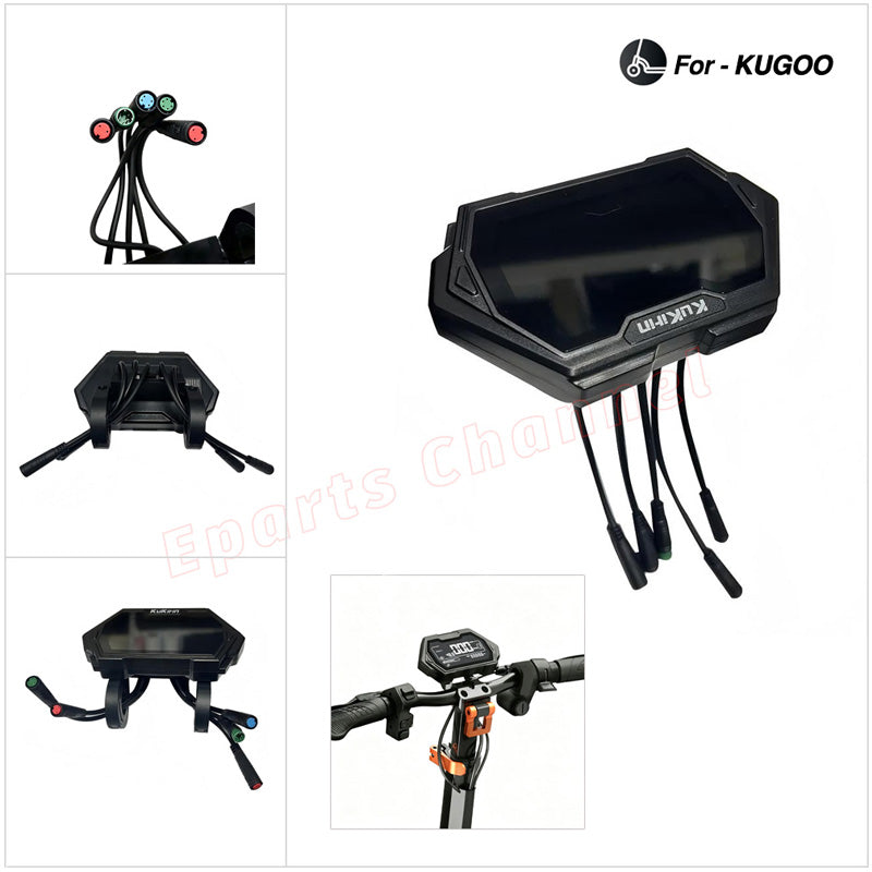 48V Electric Scooter Instrument Display Dashboard For KUGOO KuKirin G2 PRO LCD Display Digital Meter Scooter Accessories Parts