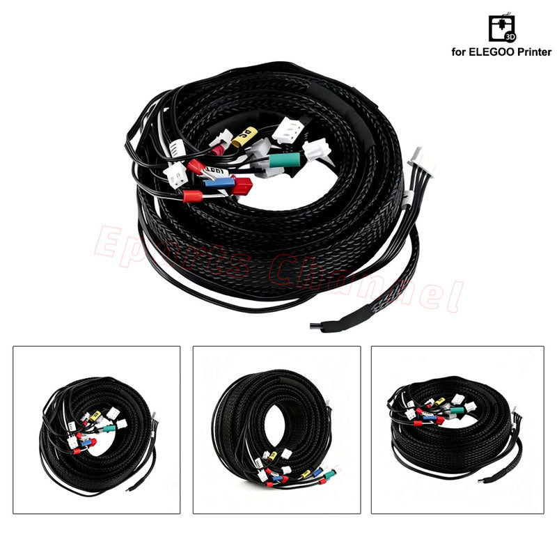 For ELEGOO Neptune 4 Extruder Extension Cable Durable and Sturdy Neptune 4/Pro/Plus/Max Series 3D Printer Assembly Kit