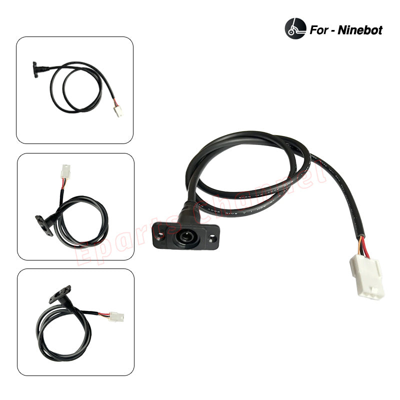 48V Terminal Adapter Cable Replacement for Ninebot ZT3 Pro Electric Scooter Parts Charger Plug Accessories