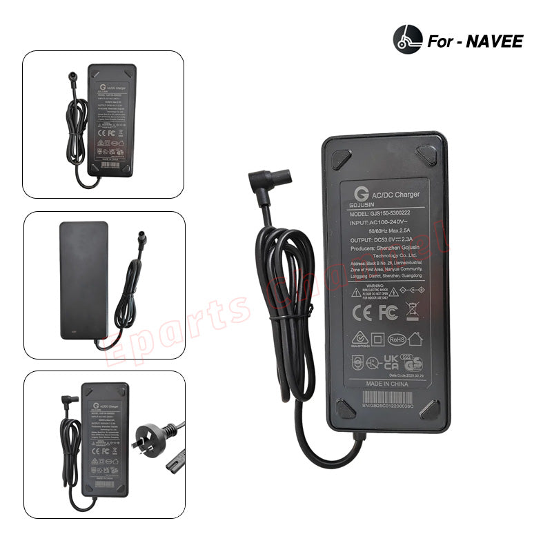 NAVEE ST3 / GT3 Series 120W Fast Charger ¨C 53.6V 2.3A Li-ion Battery Charger Adapter - Replacement Part
