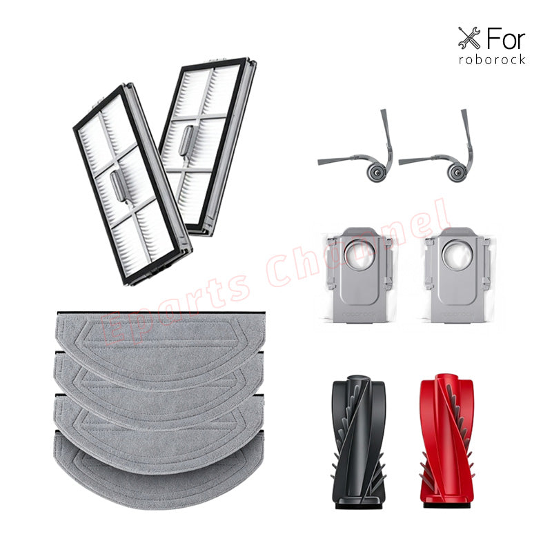 Roborock Saros 20 Sonic Accessories Hepa Filter Main / Side Brush Mop Dust Bag For S10 MaxV Ultra Spare Parts