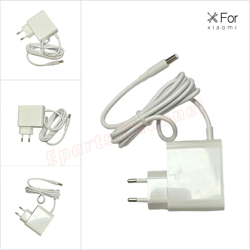 Power Adapter with EU Plug White for Xiaomi Handheld Vacuum Cleaner G11 Spare Parts Power Charger BLJ24WD260090P-V 26V 0.9A