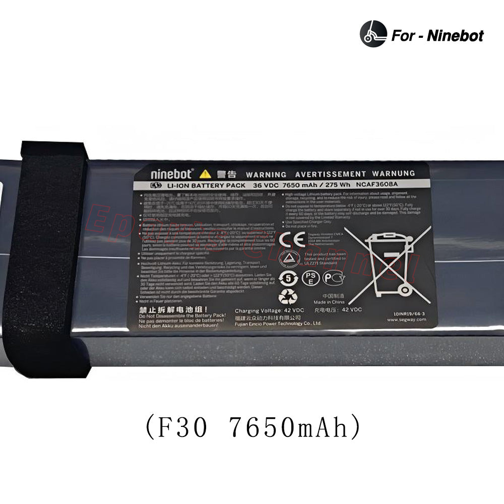 F40 Battery Replacement for Ninebot F30 F40 Electric Scooter Parts Li-ion Battery Accessories New Parts 275Wh 367Wh