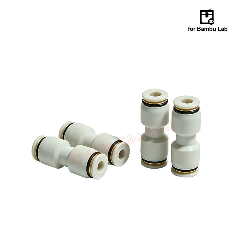 3D Printer Accessory PTFETube Pneumatic Connector Sturdy Durable Suitable For Bambu Lab X1, X1C, X1E, P1P, P1S 360° Rotation
