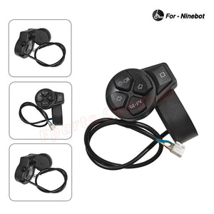 Ninebot F3 / F3 Pro Rotary Knob Switch ¨C Turn Signal & Display Control Switch Replacement | Electric Scooter Parts - Replacement Part
